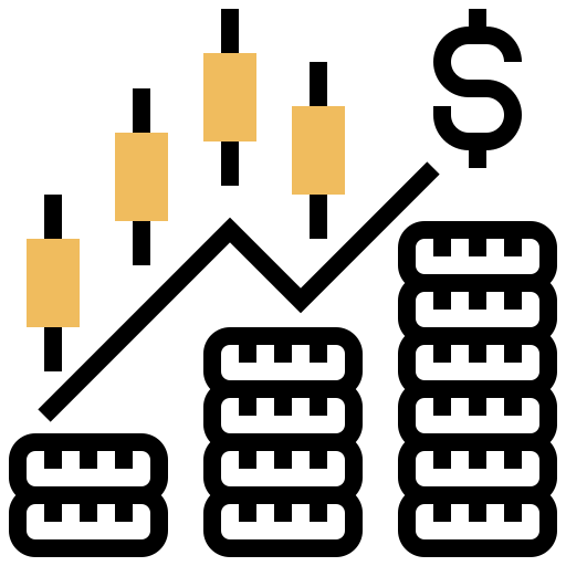 bolsa de valores Meticulous Yellow shadow icono