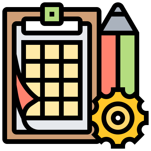 Clipboard Meticulous Lineal Color icon