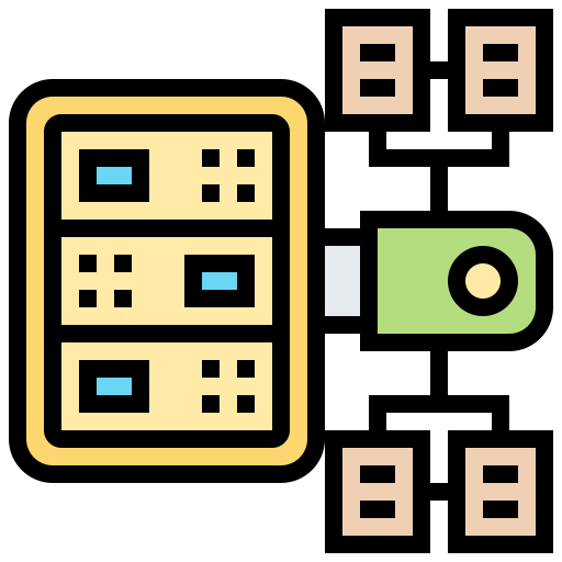 Data storage Meticulous Lineal Color icon