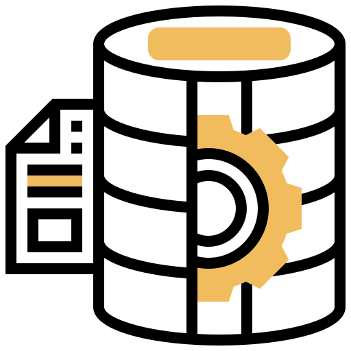 procesamiento de datos Meticulous Yellow shadow icono