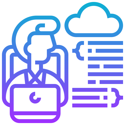 Programmer Meticulous Gradient icon