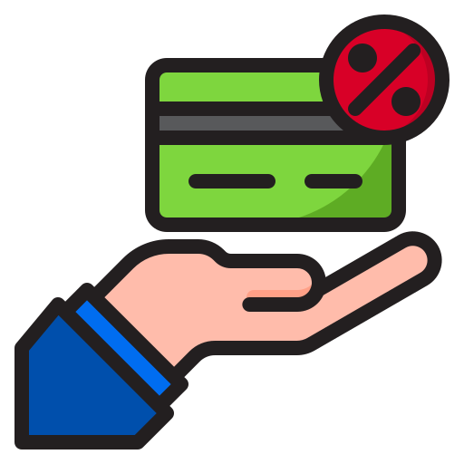 tarjeta de crédito srip Lineal Color icono