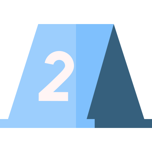 Number Basic Straight Flat icon
