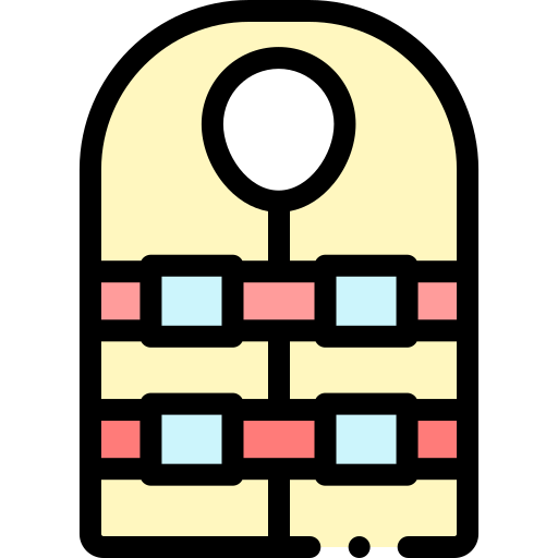 giubbotto di salvataggio Detailed Rounded Lineal color icona