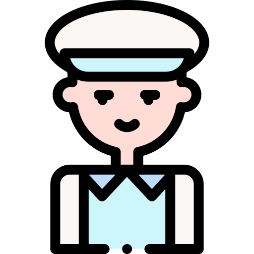 Captain Detailed Rounded Lineal color icon