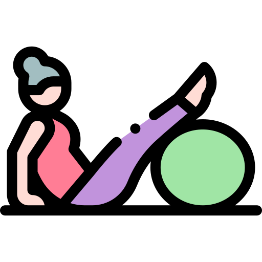 ピラティス Detailed Rounded Lineal color icon