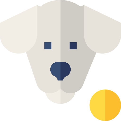 Play with pet Basic Straight Flat icon
