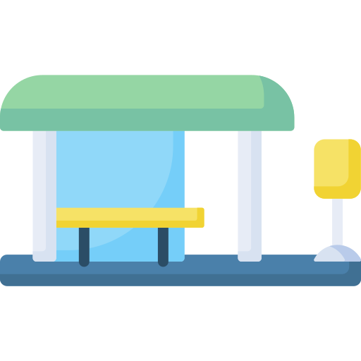Bus stop Special Flat icon