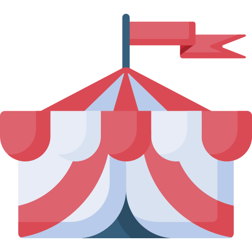 namiot cyrkowy Special Flat ikona