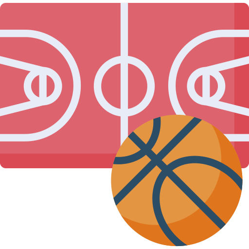 cancha de baloncesto Special Flat icono