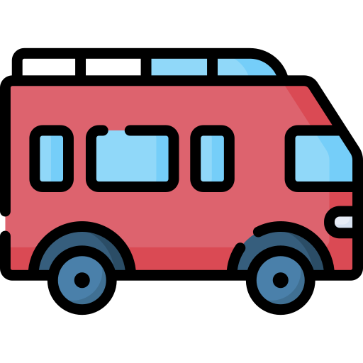 autobús electrico Special Lineal color icono