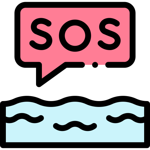 Sos Detailed Rounded Lineal color icon