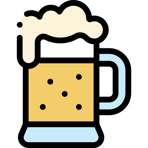 bierkrug Detailed Rounded Lineal color icon