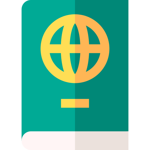 Passport Basic Straight Flat icon