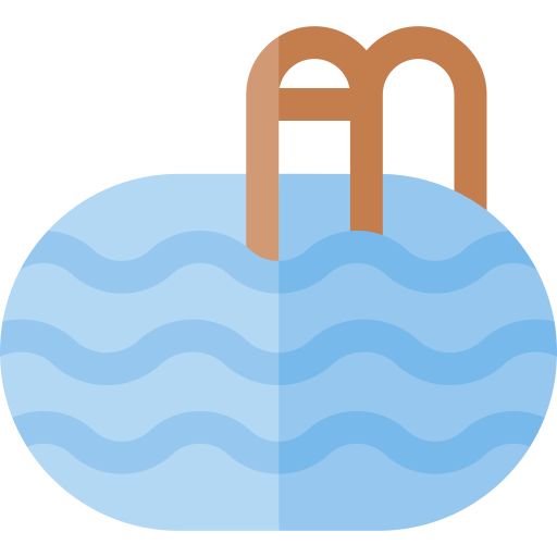 Pool Basic Straight Flat icon