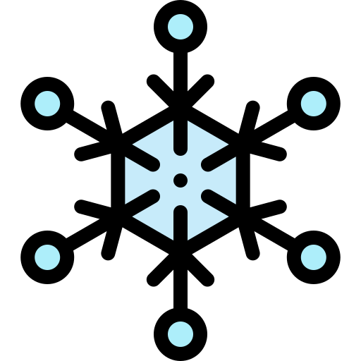 winter Detailed Rounded Lineal color icon