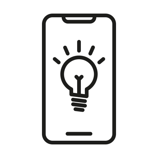 smartphones Generic Thin Outline icon