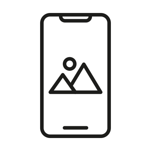 smartphones Generic Thin Outline icon