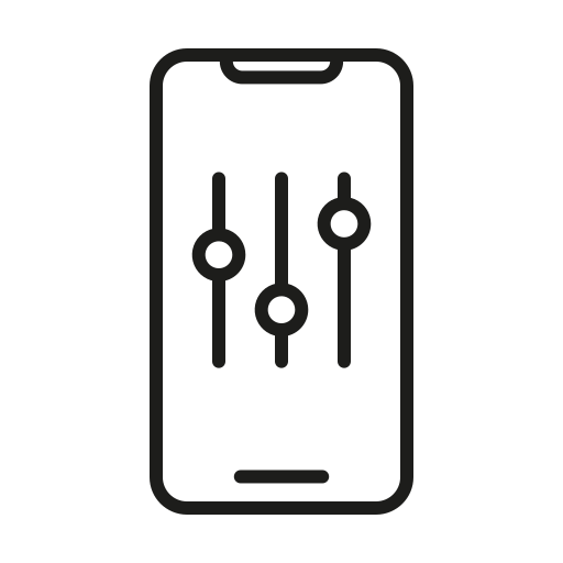 smartfony Generic Thin Outline ikona