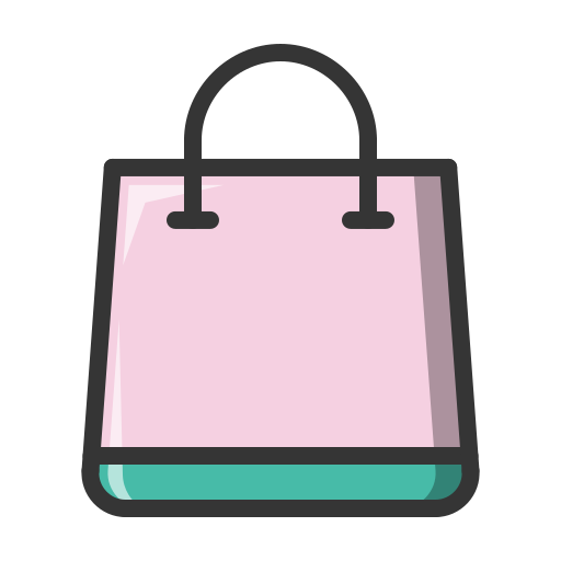 bolsa de la compra Generic Outline Color icono