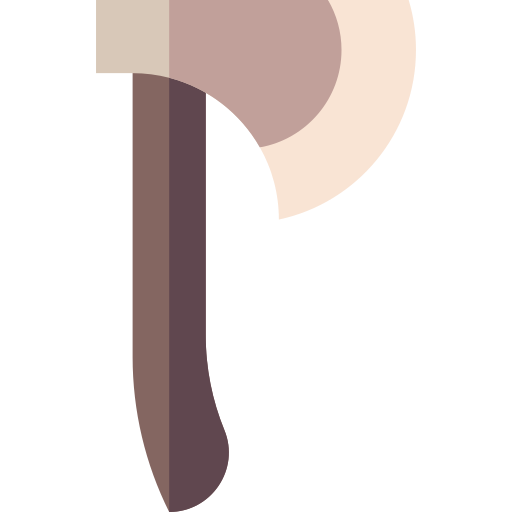 斧 Basic Straight Flat icon