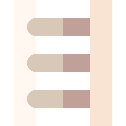 Ladder Basic Straight Flat icon