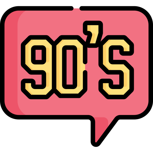 anni novanta Special Lineal color icona