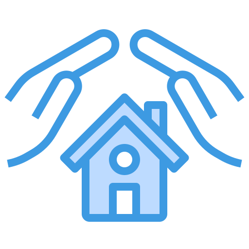 Home insurance itim2101 Blue icon