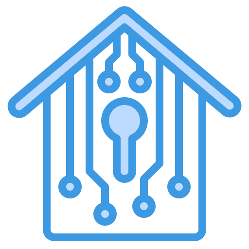 intelligentes zuhause itim2101 Blue icon