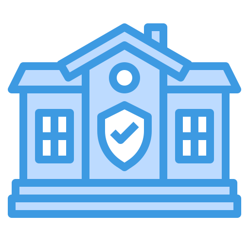 ubezpieczenie domu itim2101 Blue ikona