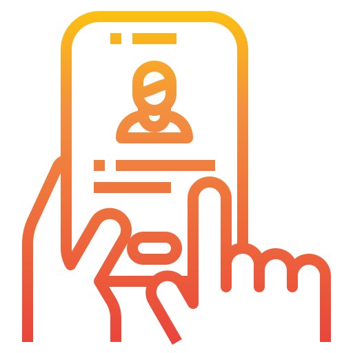 スマートフォン itim2101 Gradient icon