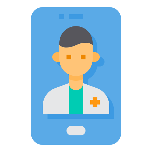 Medical assistance itim2101 Flat icon