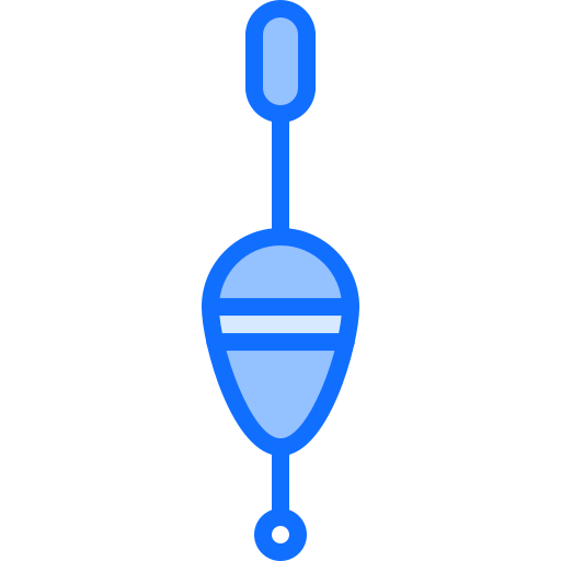 釣りウキ Coloring Blue icon