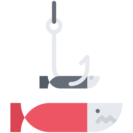 Fishing Coloring Flat icon