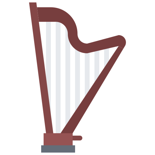 harp Coloring Flat icoon