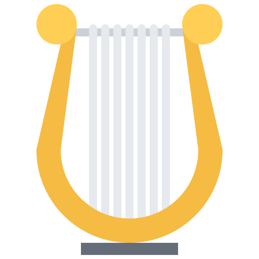 harp Coloring Flat icoon