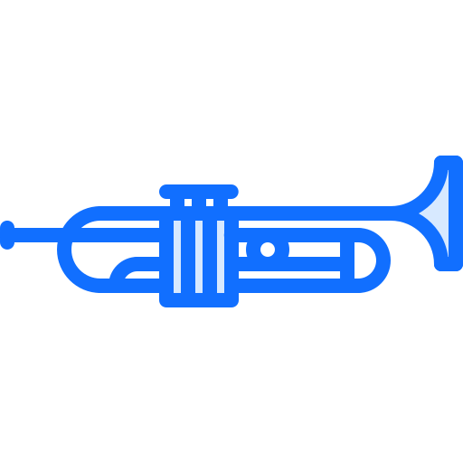 trompeta Coloring Blue icono
