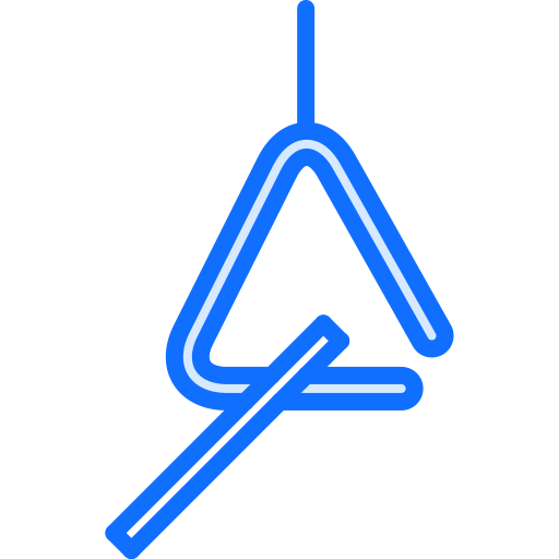 triángulo Coloring Blue icono