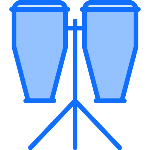 ドラム Coloring Blue icon
