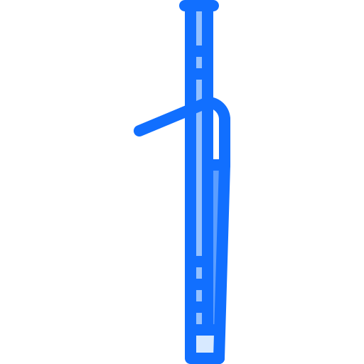Bassoon Coloring Blue icon