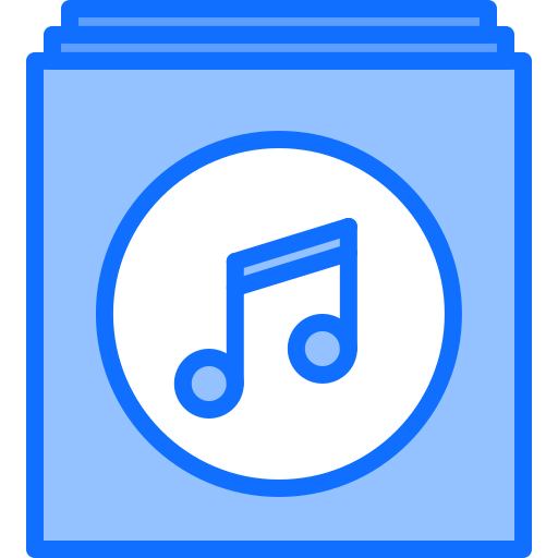 Music Coloring Blue icon