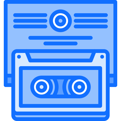 kassette Coloring Blue icon