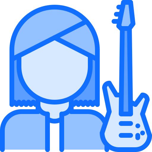 音楽家 Coloring Blue icon
