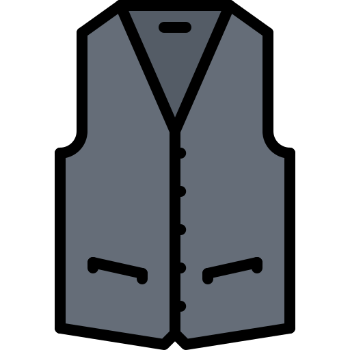 Vest Coloring Color icon