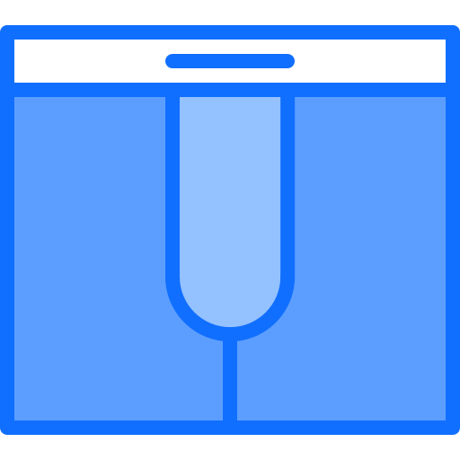 unterhose Coloring Blue icon