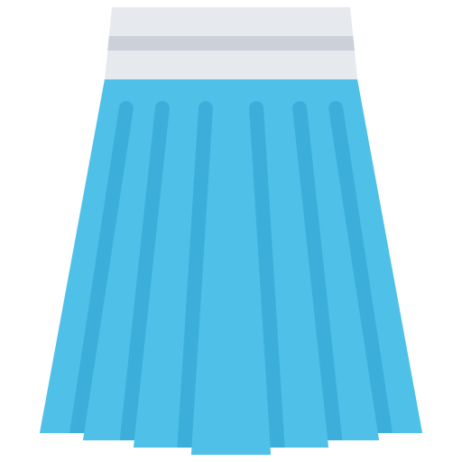 falda Coloring Flat icono