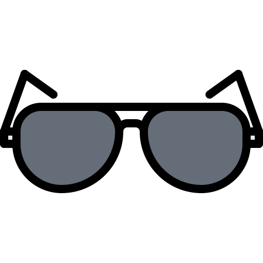 occhiali da sole Coloring Color icona
