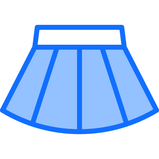 Skirt Coloring Blue icon