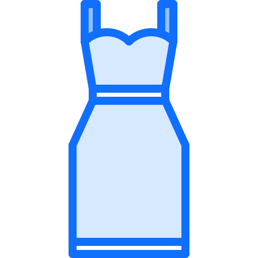 ドレス Coloring Blue icon