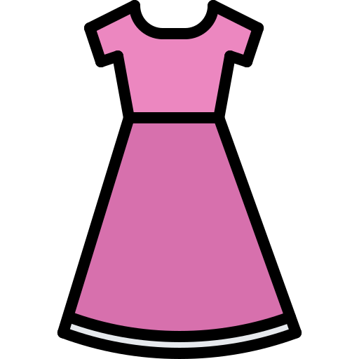 ドレス Coloring Color icon